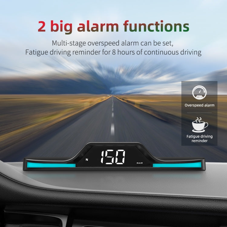 G15 Car HD GPS Head-Up Display with Color Changing Ambient Light