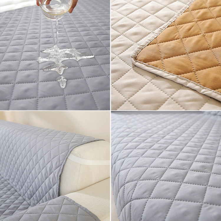 Double-sided Waterproof Pet Cushion Diamond Pattern Sofa Cover