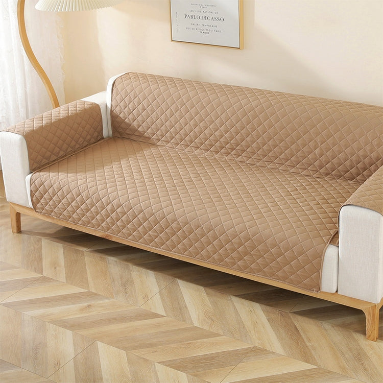 Double-sided Waterproof Pet Cushion Diamond Pattern Sofa Cover