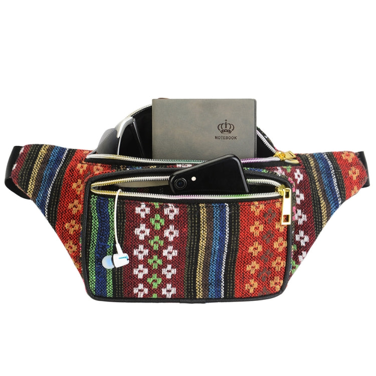 Outdoor Sports Bohemian Ethnic Style Fashion Waist Bag