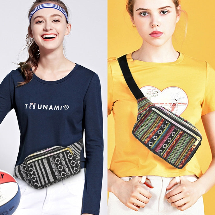 Outdoor Sports Bohemian Ethnic Style Fashion Waist Bag