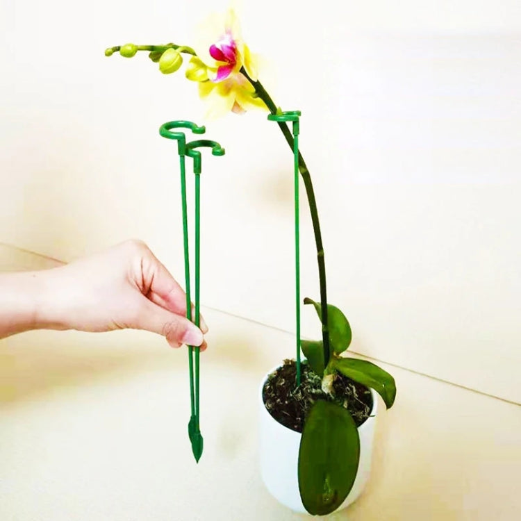10pcs Plant Potted Flower Shape Support Rod Fixed Anti-lodging Leaf Guard Frame