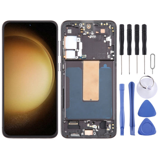 6.78 inch EU Version OLED LCD Screen Digitizer Full Assembly with Frame(Black)