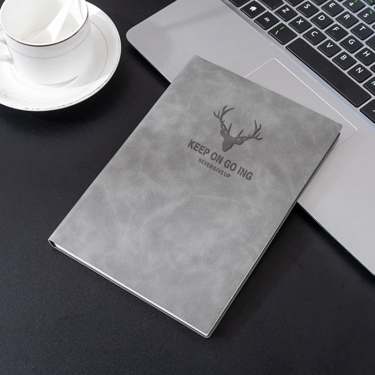 A5 Business Leather Notebook Conference Office Notepad Student Notebook