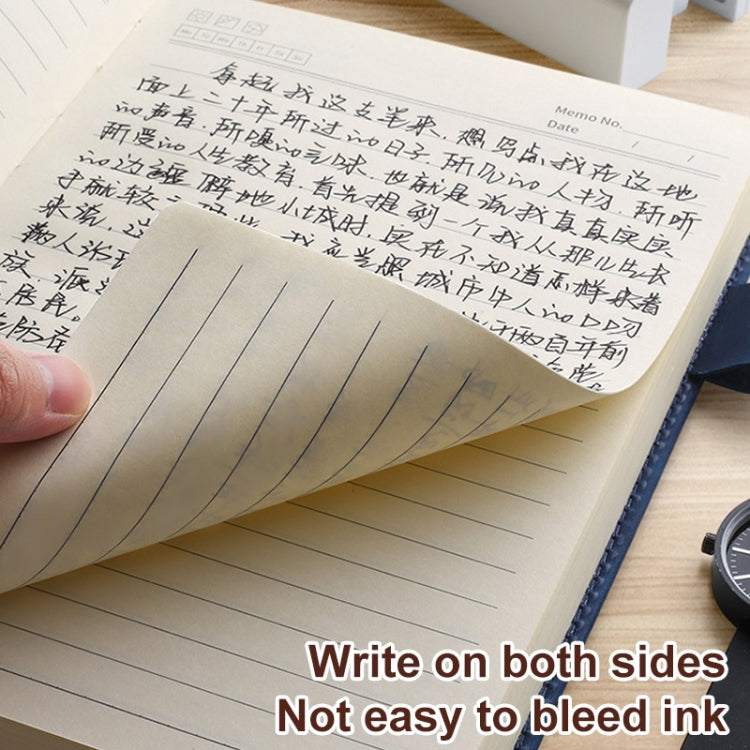 A5 Business Leather Notebook Conference Office Notepad Student Notebook