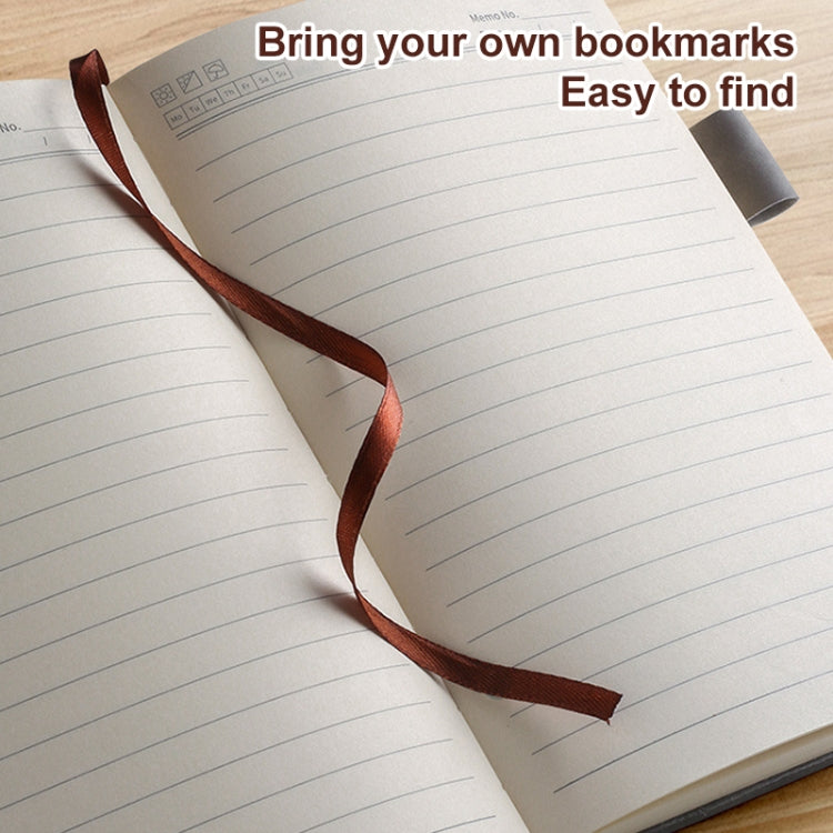 A5 Business Leather Notebook Conference Office Notepad Student Notebook