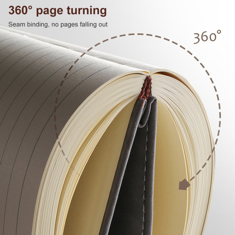 A5 Business Leather Notebook Conference Office Notepad Student Notebook