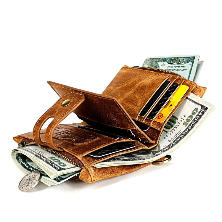 3515 Antimagnetic RFID Multi-function Leather Men Wallet with Card Holder