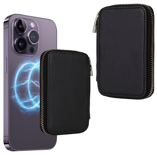 HS-005 MagSafe Magnetic Zipper Card Bag Mobile Phone Back Sticker