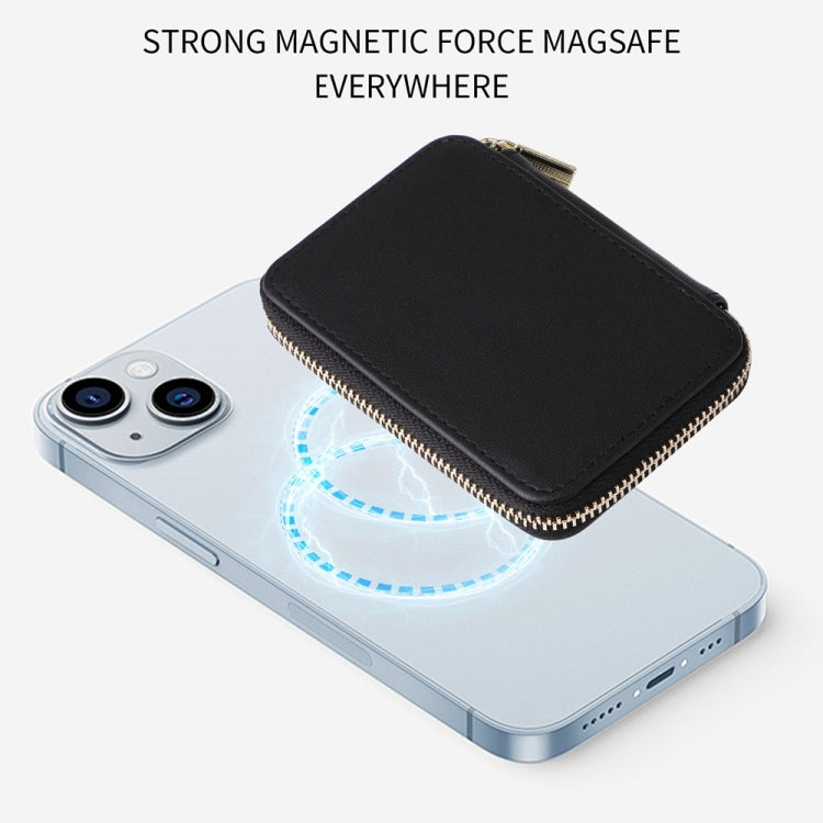 HS-005 MagSafe Magnetic Zipper Card Bag Mobile Phone Back Sticker