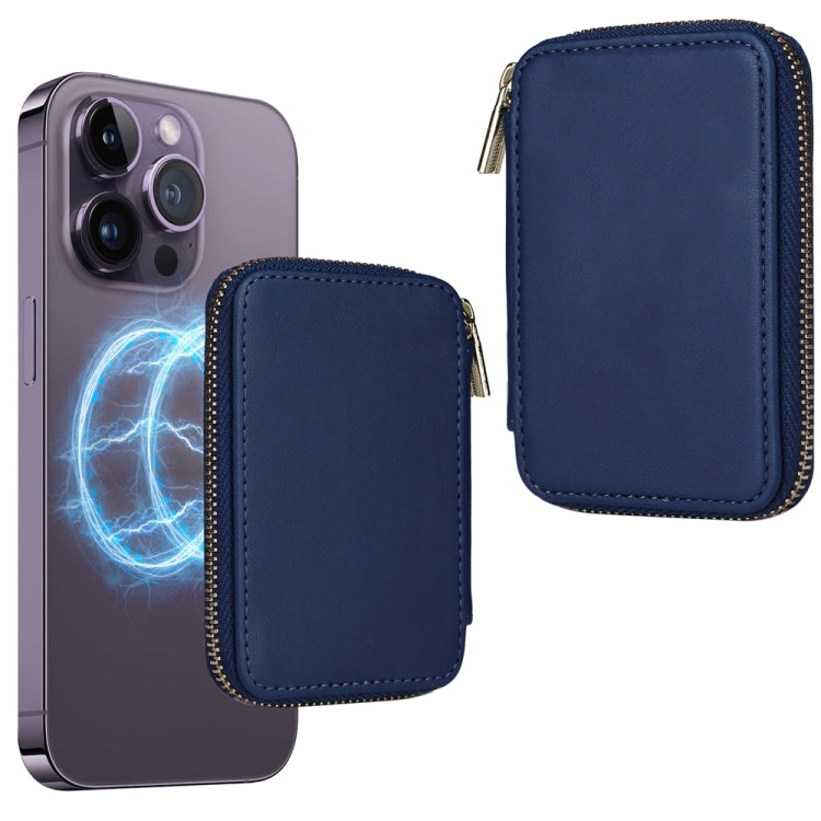 HS-005 MagSafe Magnetic Zipper Card Bag Mobile Phone Back Sticker