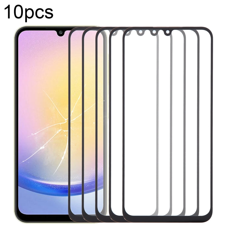 10pcs Front Screen Outer Glass Lens with OCA Optically Clear Adhesive