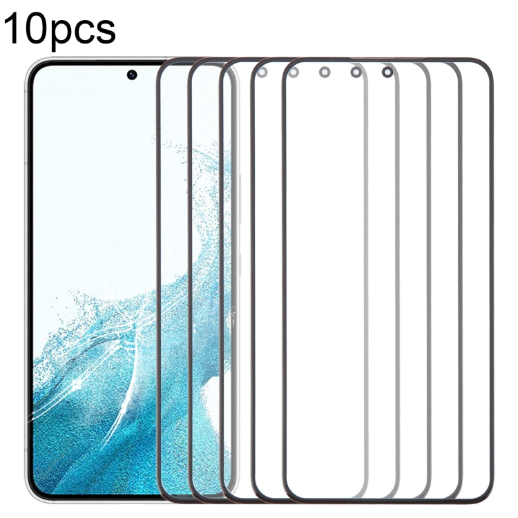 10pcs Front Screen Outer Glass Lens with OCA Optically Clear Adhesive