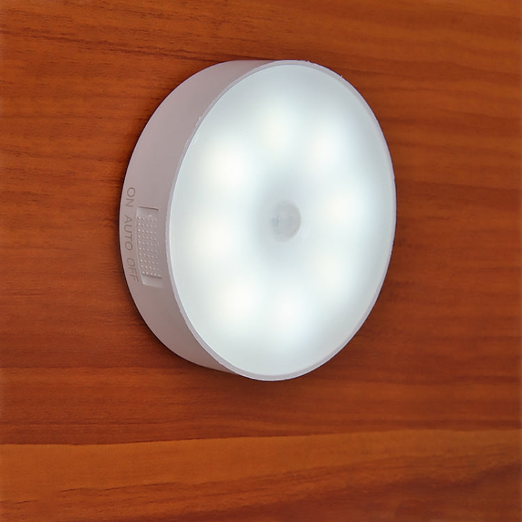 Intelligent Human Body Induction LED Night Light Bedside Lamp with Switch