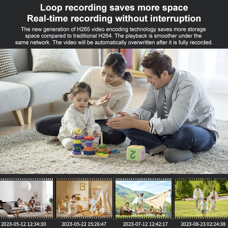 30W HD Night Vision Remote Indoor and Outdoor Wireless Surveillance Camera