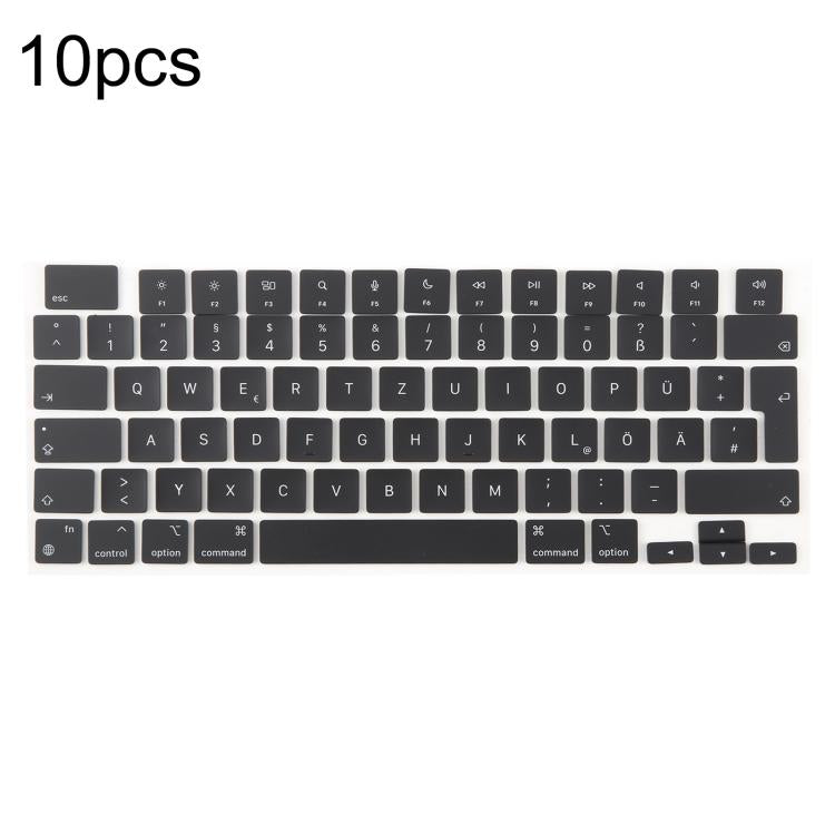 For MacBook A2442 A2485 A2779 A2780 A2991 A2992 A2918 10pcs UK Big Enter Version Keycaps
