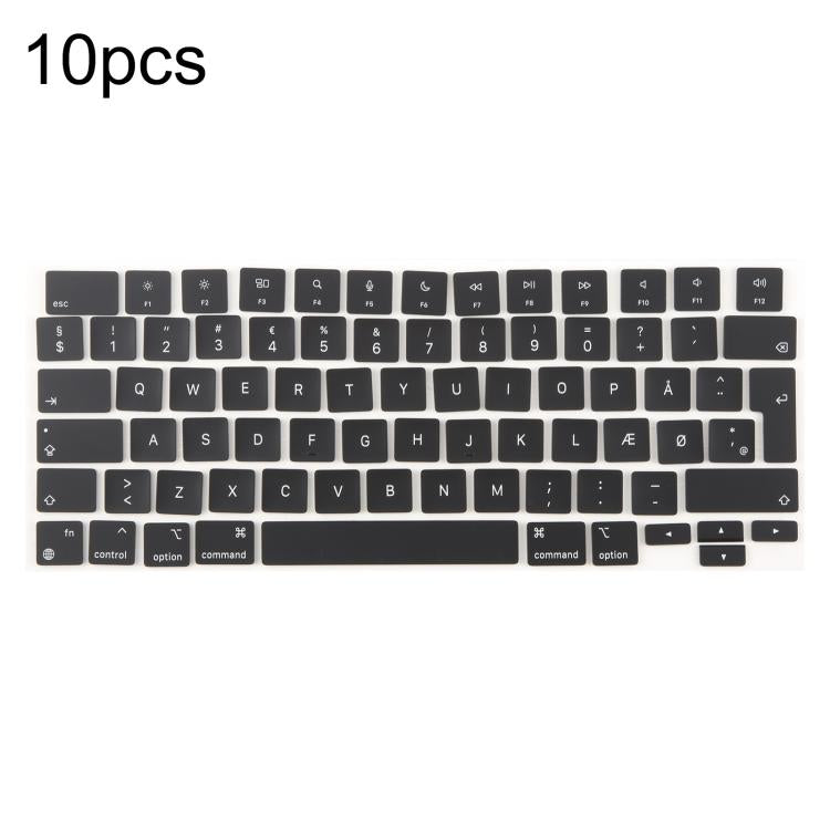 For MacBook A2442 A2485 A2779 A2780 A2991 A2992 A2918 10pcs UK Big Enter Version Keycaps