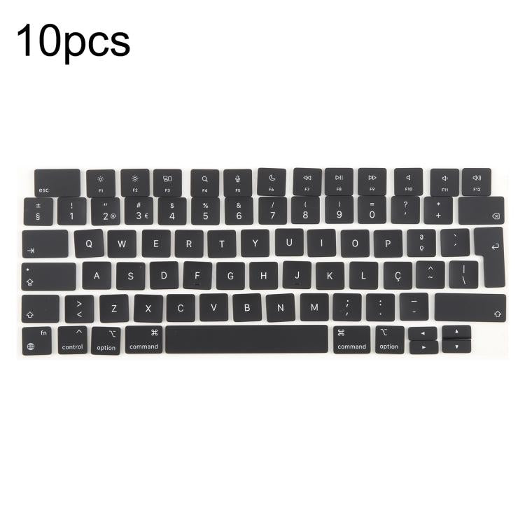 For MacBook A2442 A2485 A2779 A2780 A2991 A2992 A2918 10pcs UK Big Enter Version Keycaps