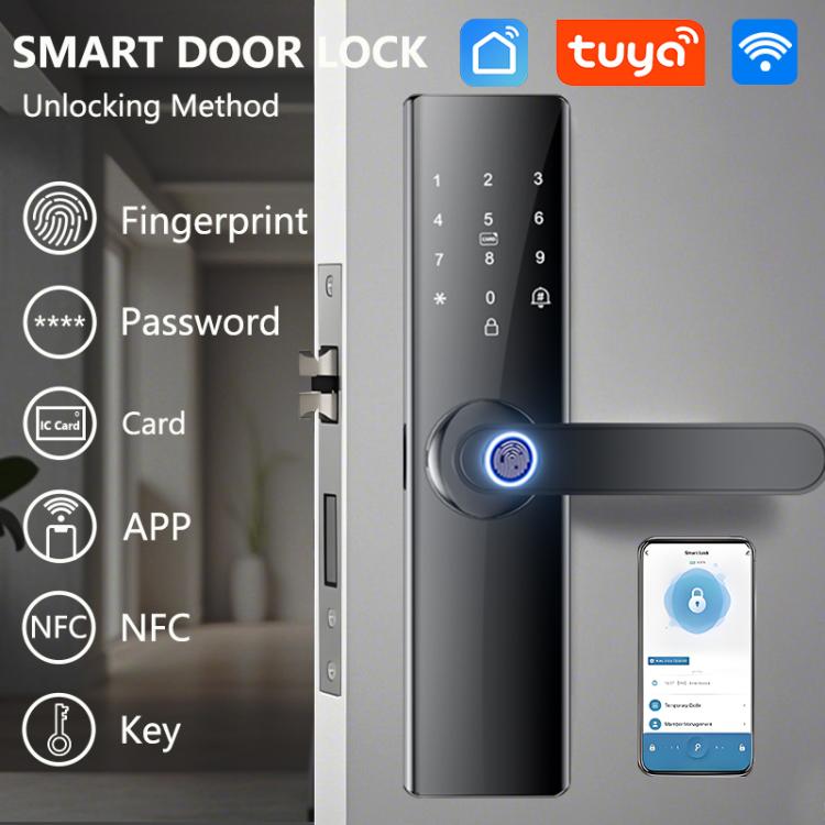 Z17 Tuya Smart WiFi Electronic Fingerprint Password Door Lock