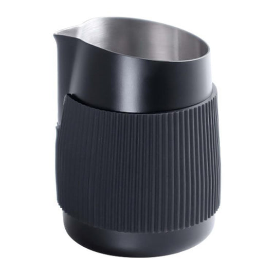 420ml Stainless Steel Latte Art Cup Oblique Mouth Anti-scalding Coffee Milk Foaming Cylinder with Scale