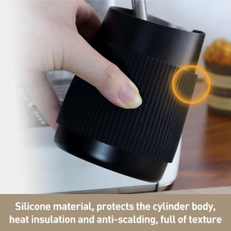 420ml Stainless Steel Latte Art Cup Oblique Mouth Anti-scalding Coffee Milk Foaming Cylinder with Scale