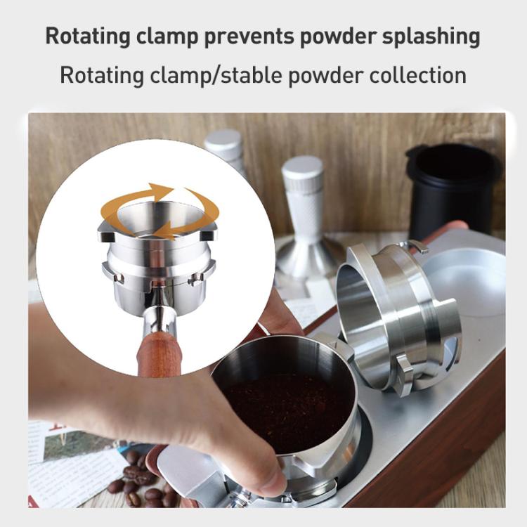 54mm Coffee Dosing Funnel Ring Stainless Steel Coffee Powder Dispenser for Breville 8 Series