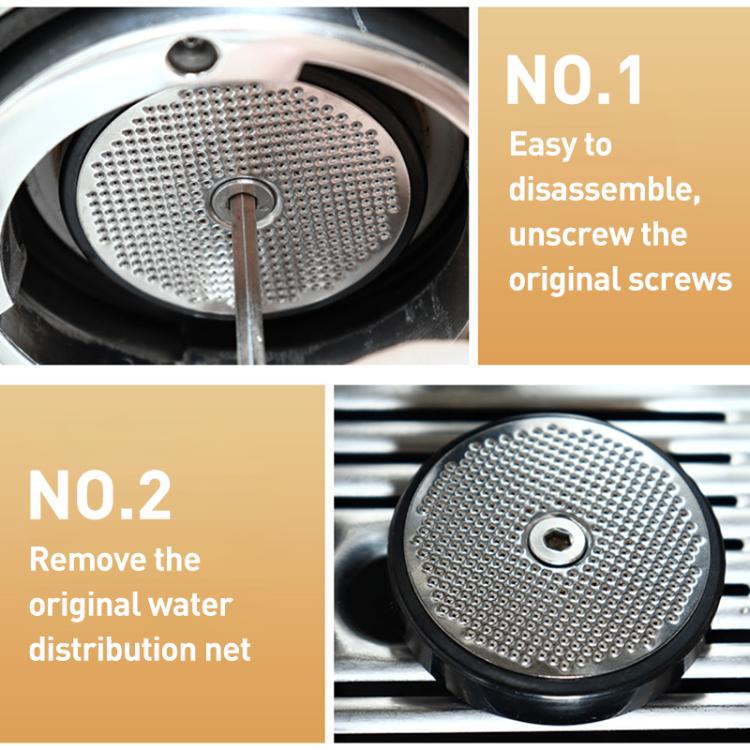 Stainless Steel Shower Screen Espresso Extraction Filter Mesh for Breville 980 / 990