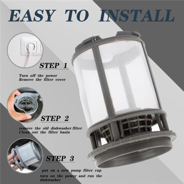 Dishwasher Pump Filter Cup for Whirlpool Kenmore W10872845