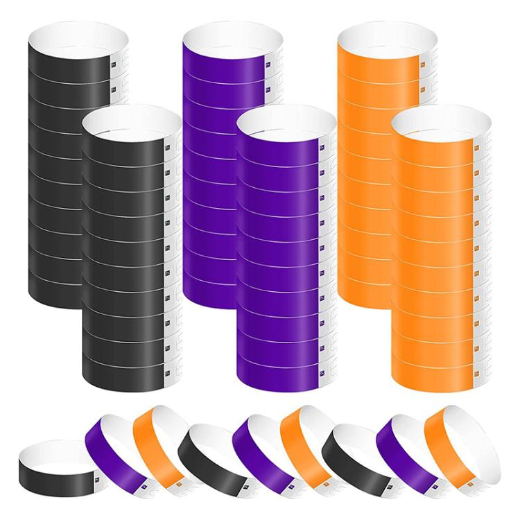 600pcs Disposable Waterproof Colored Bracelet