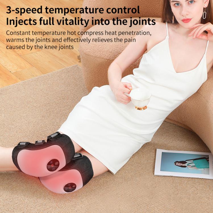 WG-JB-704 Home Rechargeable Heating Knee Massager Joint Knee Pad Massager