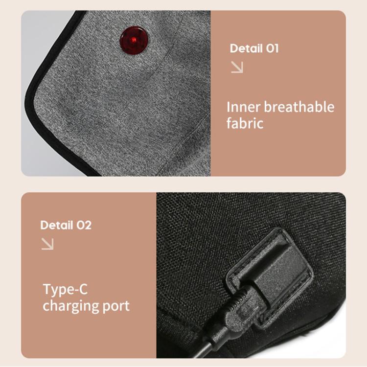 WG-JB-704 Home Rechargeable Heating Knee Massager Joint Knee Pad Massager