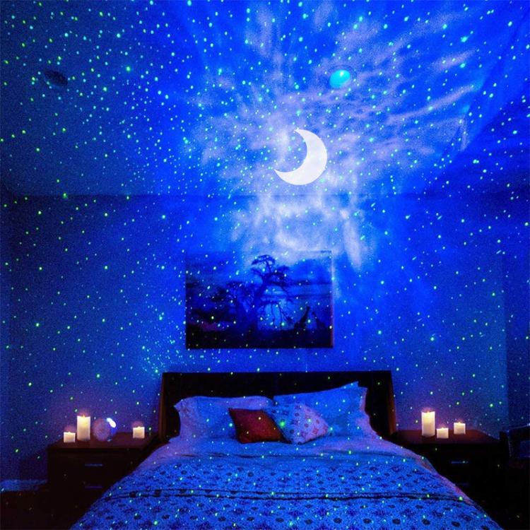 Elliptical Starry Projection Lamp Rechargeable Atmosphere Light