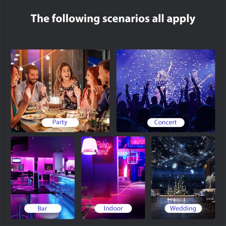 Remote Control Elliptical Starry Projection Lamp Atmosphere Light