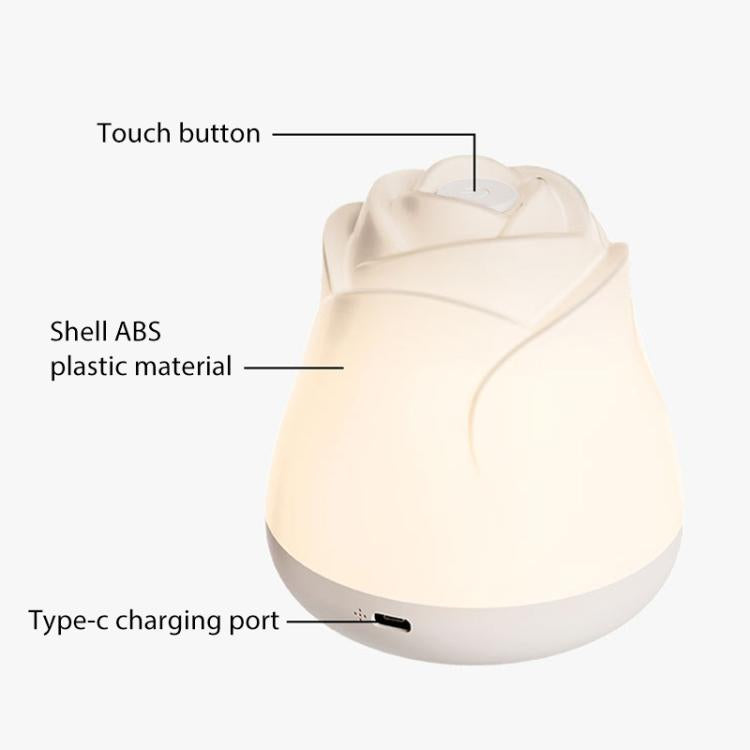 3W Rose Night Light Bedside Touch Sensor Ambient Lighting
