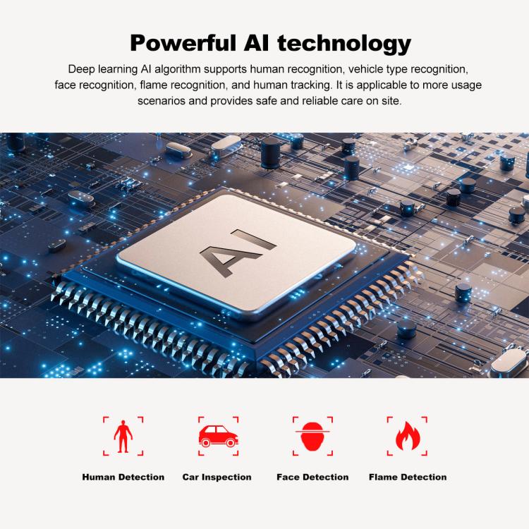 SriHome SH070 4MP Binocular Stitching Ultra-wide Angle Waterproof Camera Supports Full-color Night Vision