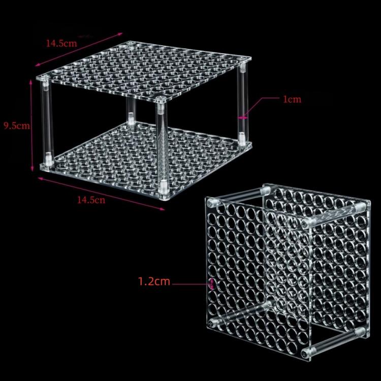 YX163 96-Hole Acrylic Paint Brush Pencils Stand