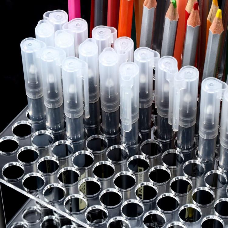 YX163 96-Hole Acrylic Paint Brush Pencils Stand