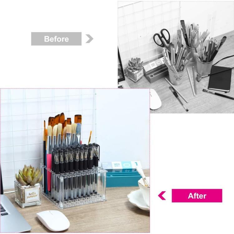 YX163 96-Hole Acrylic Paint Brush Pencils Stand