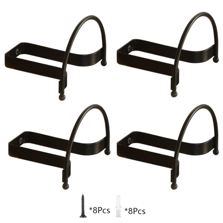 4pcs/Pcak Wall Mounted Cowboy Hat Storage Rack Multifunctional Hat Display Organizer