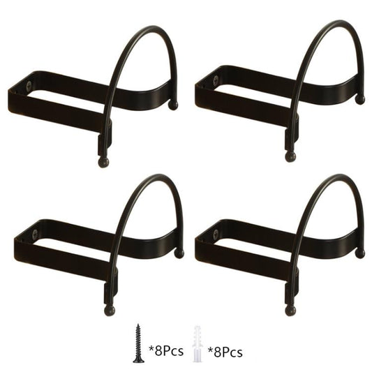 4pcs/Pcak Wall Mounted Cowboy Hat Storage Rack Multifunctional Hat Display Organizer