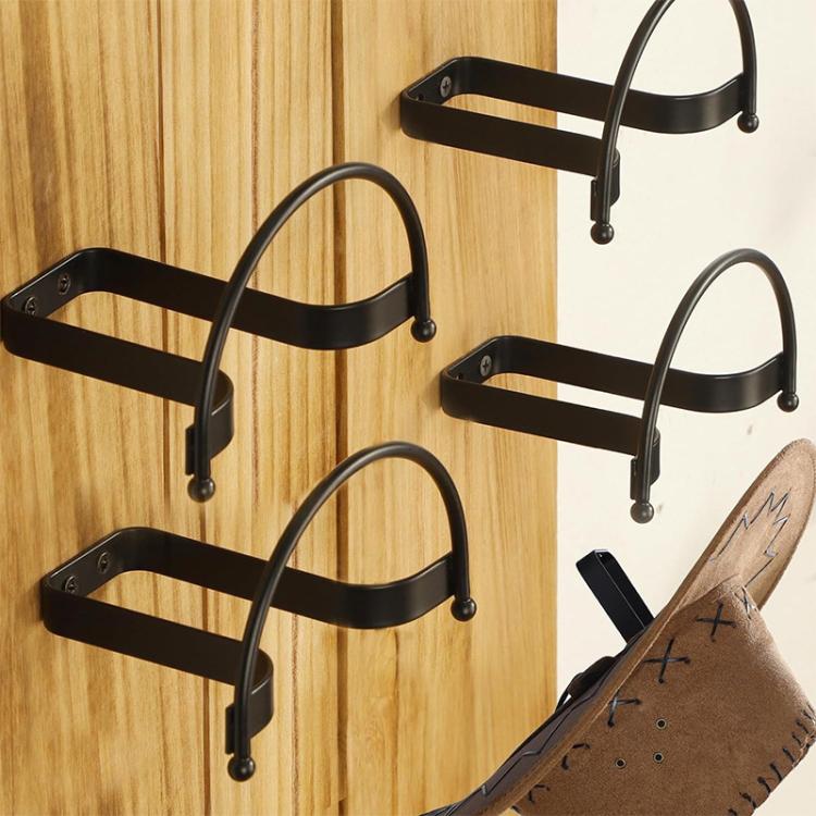 4pcs/Pcak Wall Mounted Cowboy Hat Storage Rack Multifunctional Hat Display Organizer