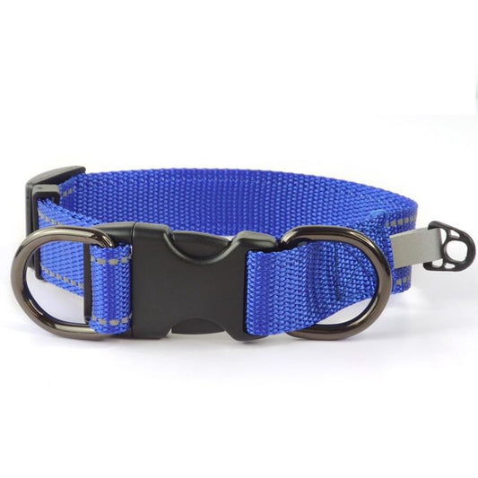 Pet Reflective Collar Nylon Black Buckle