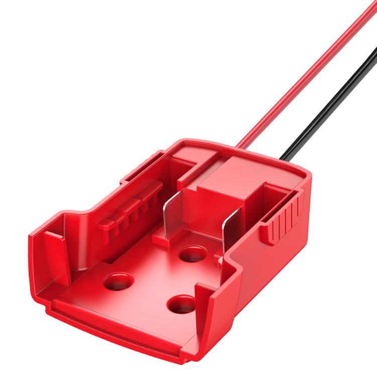 For Milwaukee 18V Lithium Battery DIY With Cable Adapter External Power Adapter Connector