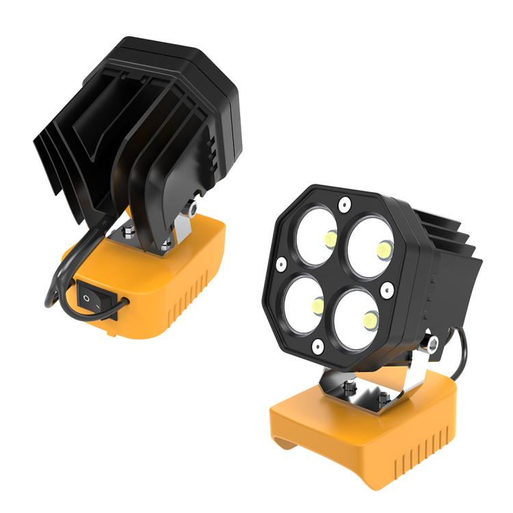For DeWALT DCB Series 18V / 20V Lithium Battery 6500K 6000LM 40W Portable Outdoor LED Work Light