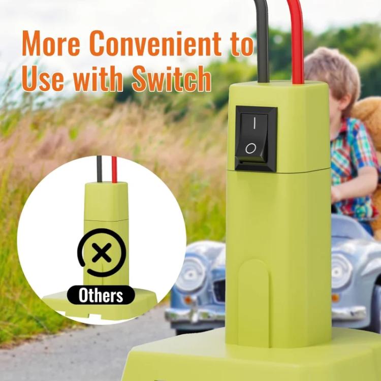 Power Wheel Battery DIY Adapter for RYOBI 18V Battery 12 AWG Wire Converter Kit