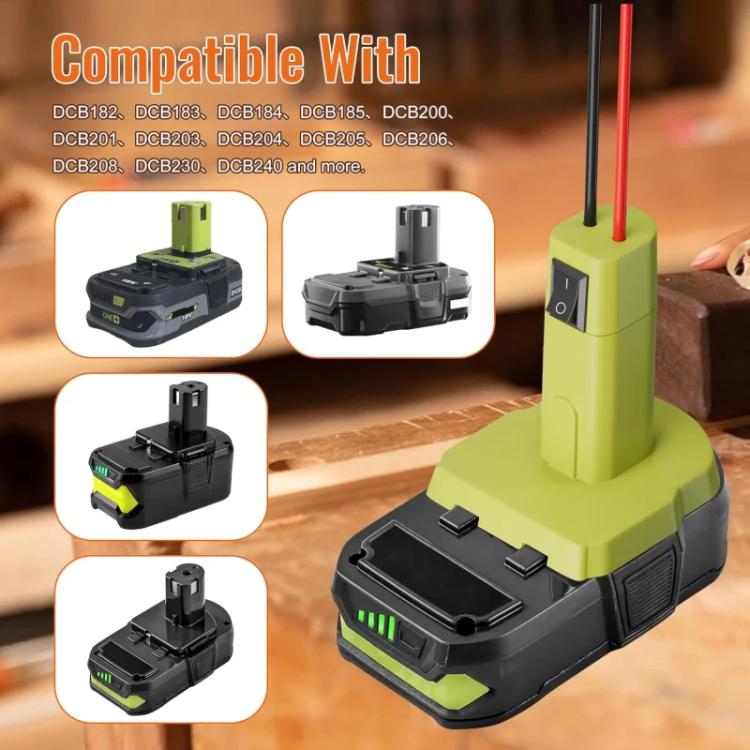 Power Wheel Battery DIY Adapter for RYOBI 18V Battery 12 AWG Wire Converter Kit