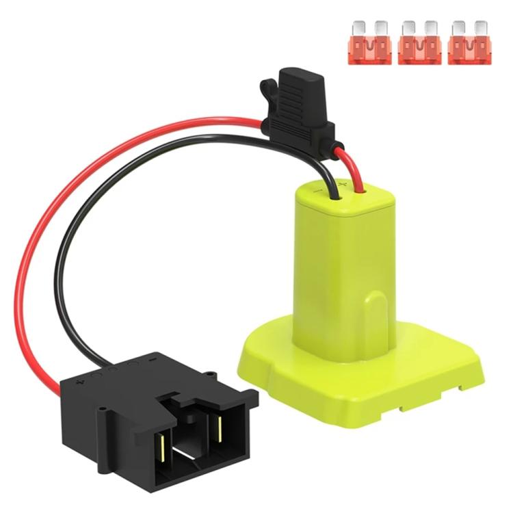 For RYOBI 18V Lithium Battery Adapter Converter with UPS Harness Connector
