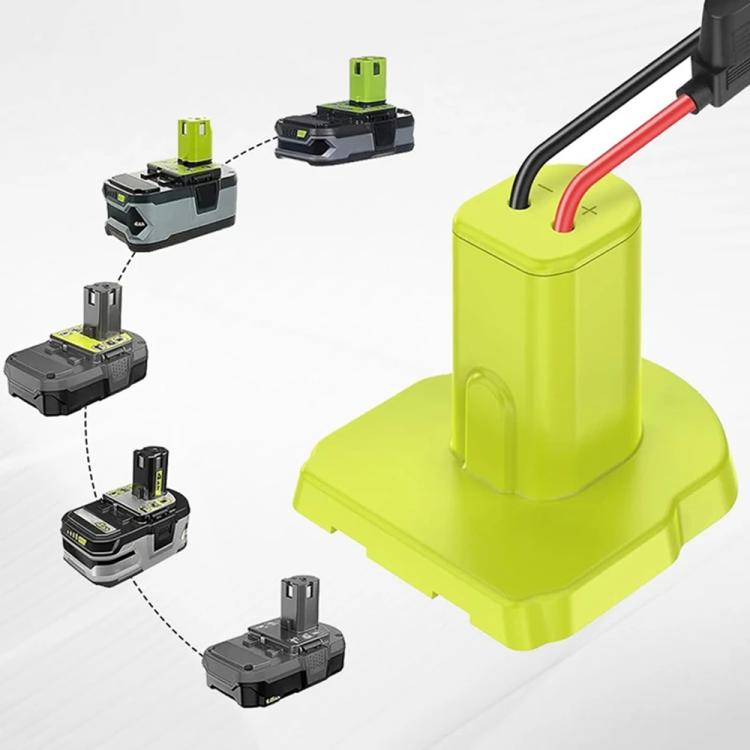 For RYOBI 18V Lithium Battery Adapter Converter with UPS Harness Connector