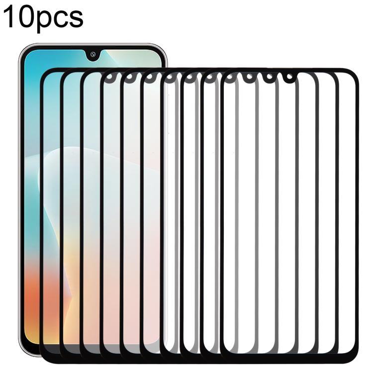 10pcs Front Screen Outer Glass Lens with OCA Optically Clear Adhesive
