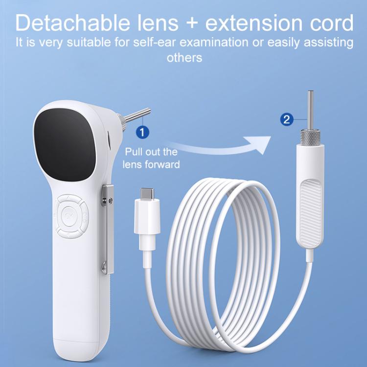 TESLONG SA160 1.45 Inch HD Screen Handheld Smart Visual Otoscope